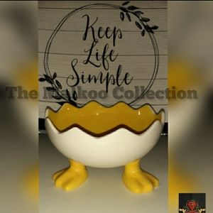 VINTAGE BELLA CASA BY GANZ LEGGED DUCK BOWL